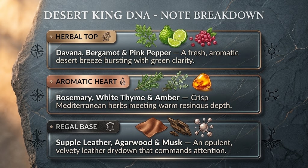 Desert King Notes Breakdown Image