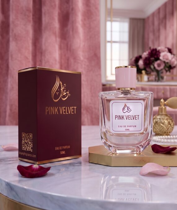 Pink Velvet Box and Bottle