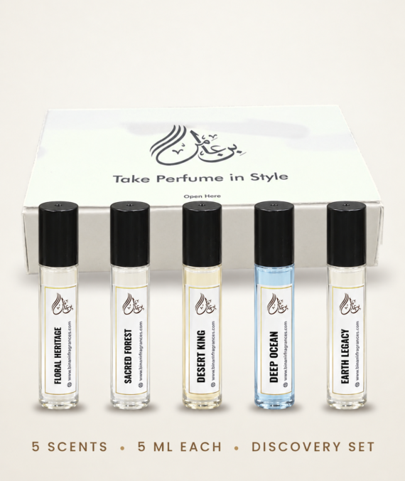 Signature Collection 5ml perfume discovery set bottles